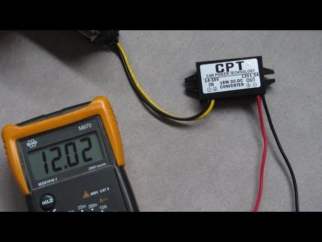 DC 24v to 12v converter