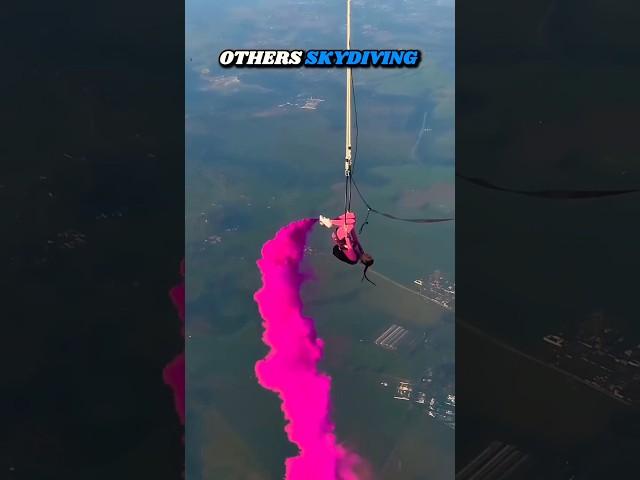 Others skydiving vs this guy️ #edit #sky #trollface #diving #newyork #usa