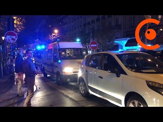 ARCHIVE. Manifestation spontanée pour soutenir les accusés du Quai de Valmy (11 octobre 2017, Paris)