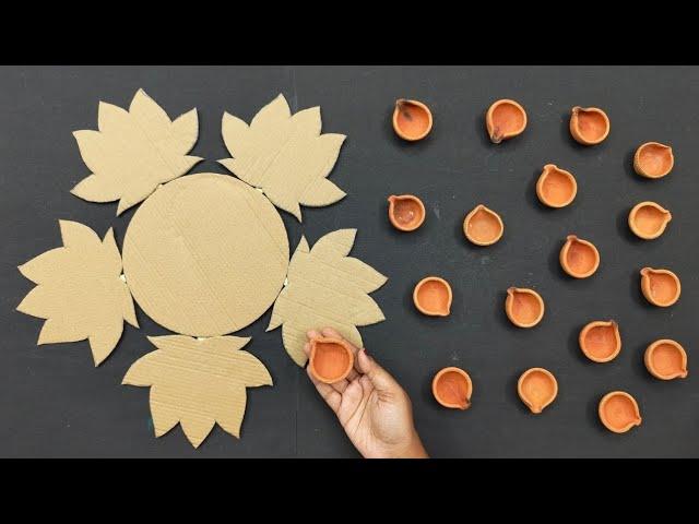 Beautiful Diya Stand Making Idea/Best Out Of Waste/Diwali Decoration Ideas/Home Decoration