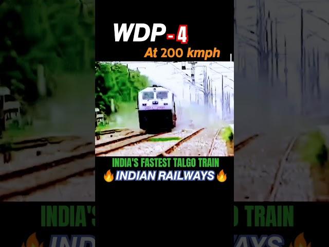 WDP-4 WITH TALGO TRAIN AT 200 KPH | INDIA'S FASTEST TRAIN | ALP STATUS | INDIAN RAILWAYS |