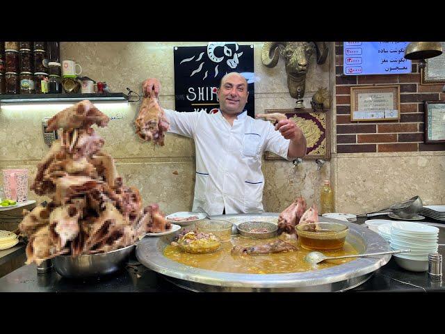 Kale Pache (LAMB HEAD) Traditional Iranian Food! | SHEEP HEAD for Breakfast! | Persian Restaurant!