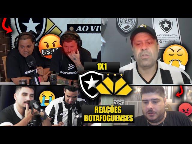 REAÇÕES dos BOTAFOGUENSES FURIOSOS com o EMPATE - BOTAFOGO 1X1 CRICIÚMA [REACT BRASILEIRÃO 2024]