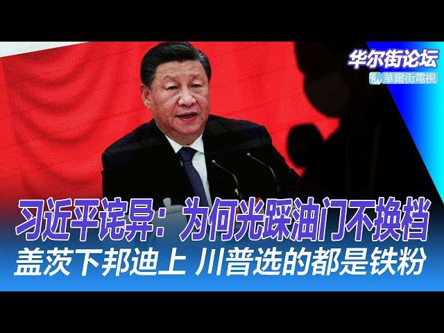 习近平的诧异：为何你们光踩油门不换档？华日揭救市内幕；盖茨下邦迪上，川普新司法部长人选仍是铁粉；“远洋捕捞”企业家的中国警察被判不足一年；肖钢知道股市问题所在｜华尔街论坛（李其、晓洋、何频）