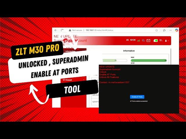 How to unlock ZLT M30 Pro with NEW FEATURES