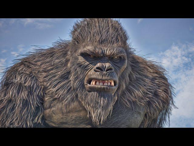 Kong being angry for 7 minutes straight