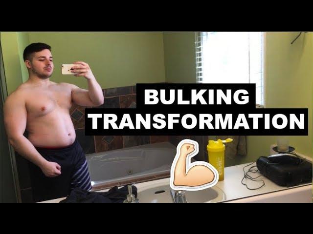 DIRTY BULK TRANSFORMATION 30LBS GAINED!!!