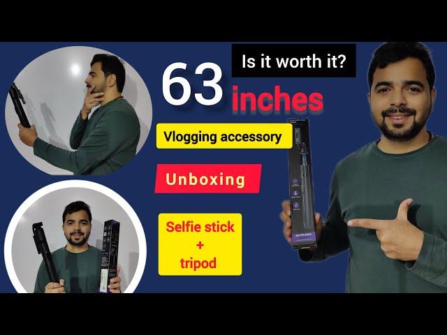 Selfie stick tripod | Best for vlogging with  smartphone and DSLR | unboxing | Celfiexpt | MLSS009 |