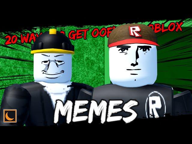 20 WAYS TO GET OOF'D IN ROBLOX V4 [MEMES | Moon Animator]