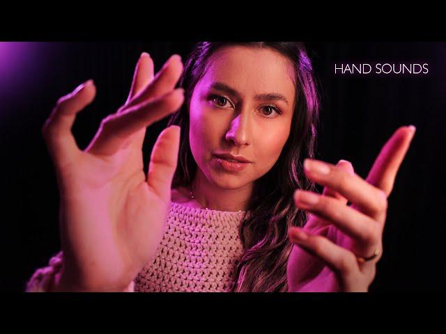 ASMR Up-Close Hand Sounds & Hand Movements  NO TALKING