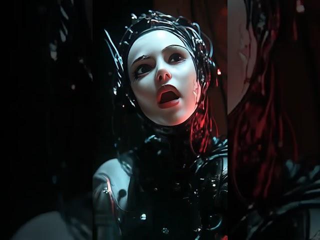 AI hybrid robot girl #ray2 #midjourney #ai #horror #aiart #scifi #cyberpunk