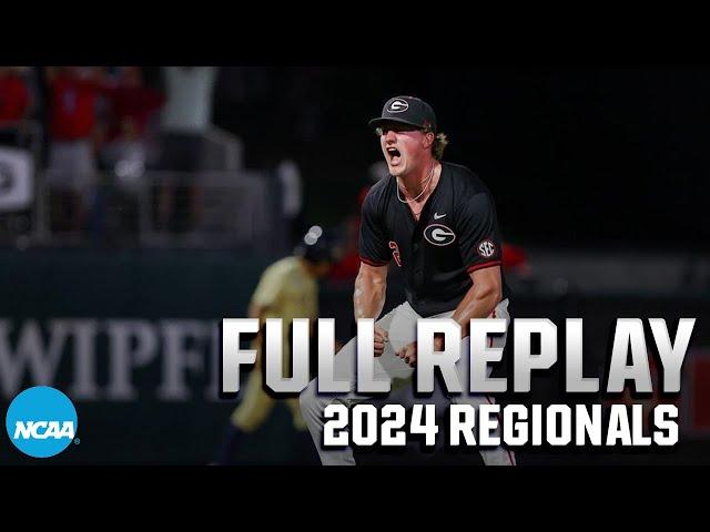 Georgia vs. Georgia Tech: 2024 NCAA baseball Athens regional | FULL REPLAY