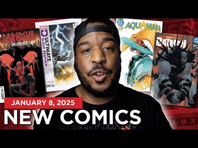 NEW COMIC BOOK DAY 1/8/25 | AQUAMAN #1, DAREDEVIL RED BAND #1, ZOOTOPIA #1 + TRADE PAPERBACKS!