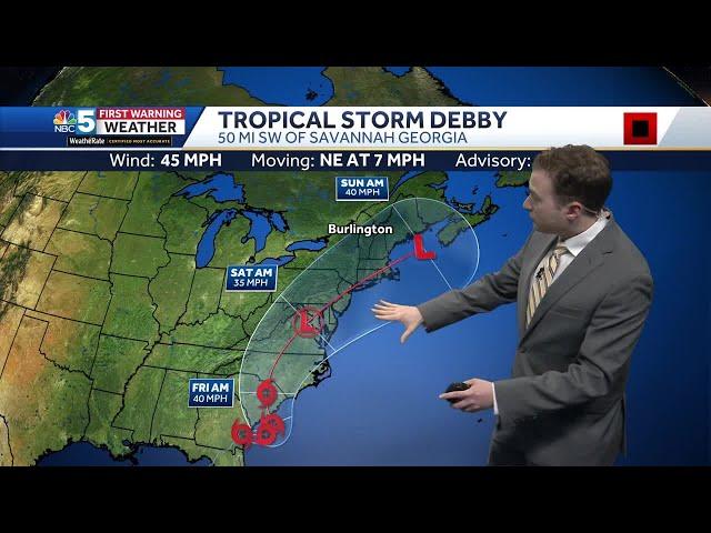 Video: Tropical Storm Debby's impact in the Northeast (8-6-24)