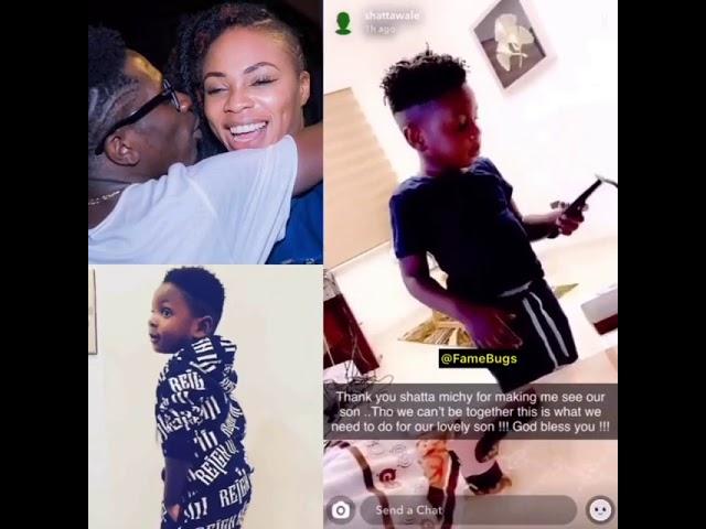 Shatta Wale Reunites With Son