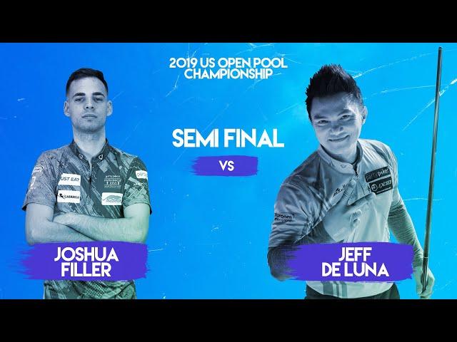 SEMI FINAL | Joshua Filler vs Jeff De Luna | 2019 US Open Pool Championship