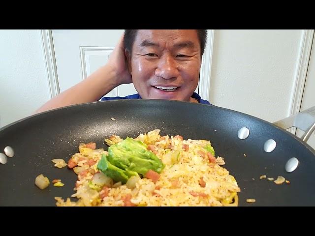 SPAM Fried Rice Mukbang