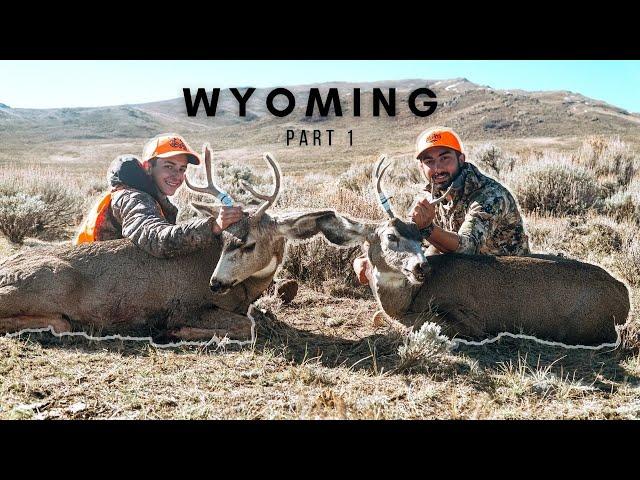 2 Bucks In 2 Minutes! | 2021 Wyoming Mule Deer Rifle Hunt