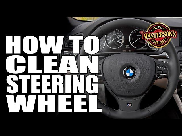 How To Clean Steering Wheel - Masterson's Car Care - Super Cleaner