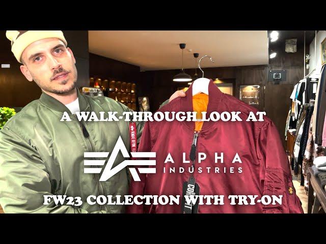 Alpha Industries FW23 Walkthrough & Try-On