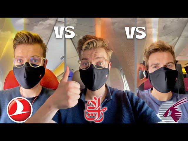 EMIRATES vs QATAR vs TURKISH Economy Class | Which Airline Is Best?!