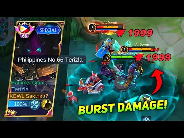 TOP PHILIPPINES NEW BURST DAMAGE BUILD & EMBLEM FOR TERIZLA 2023!!!