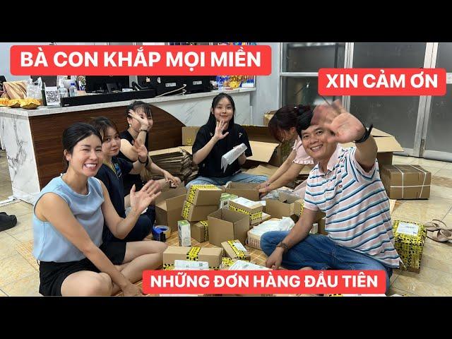 Sản phẩm Khương Dừa nhận những đơn hàng đầu tiên của bà con khắp mọi miền