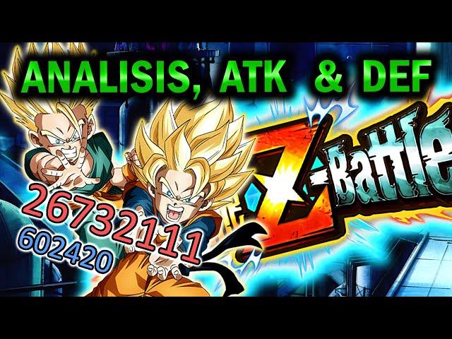 EZA PHY SSJ GOTEN & SSJ TRUNKS ATK & DEF - Daño y Supervivencia hyper solida! (DBZ: Dokkan Battle)