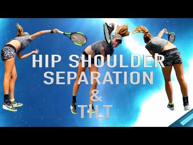 Hip Shoulder Separation & Tilt   by Gabe Jaramillo   Serve Part 5