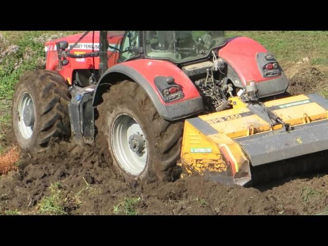 Der Forstexperte – Massey Ferguson 8690 mit der Gutzwiller BPS 250 Steinfräse in St. Urban/Kärnten