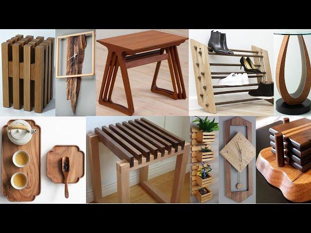 Creative Contemporary Woodworking Project Ideas for Your Next Build / Modern wood furniture ideas