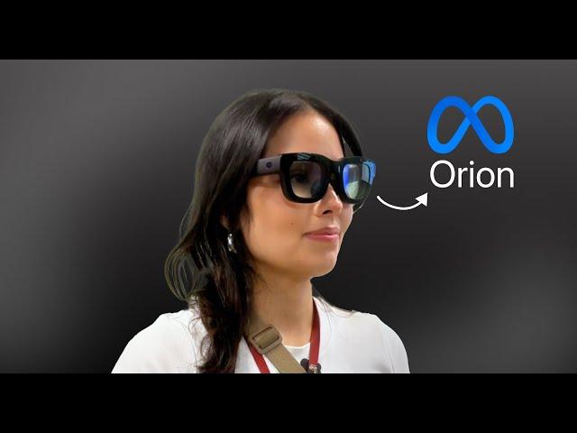 I tried Meta Orion AR Glasses