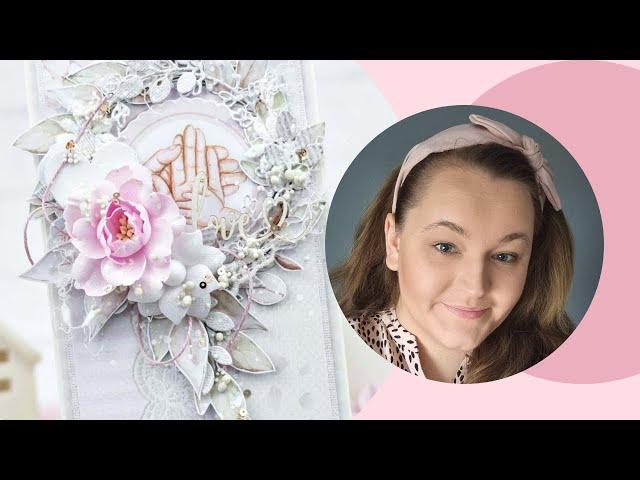 Kartka z okazji narodzin dziecka - kartka scrapbooking - pomysły na kartki ręcznie robione