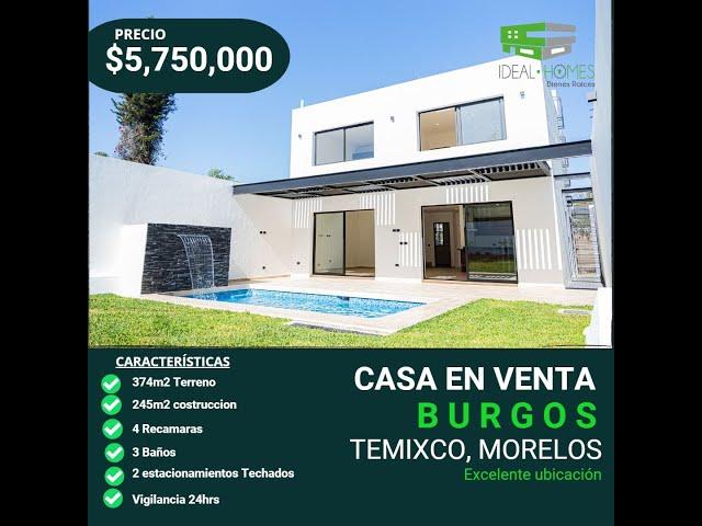 CASA BURGOS CUERNAVACA TEMIXCO, MORELOS