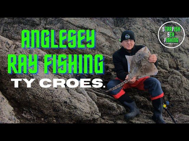 Ray fishing, Ty croes Anglesey.