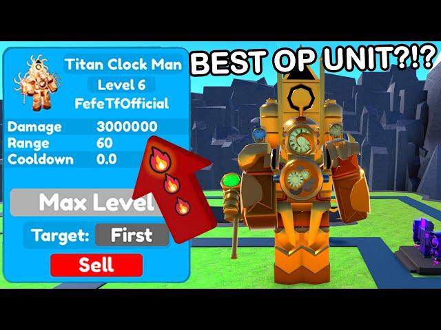 OMG!! 3M DAMAGE TITAN CLOCK MAN!!- Toilet Tower Defense | EP 70 (PART 2)