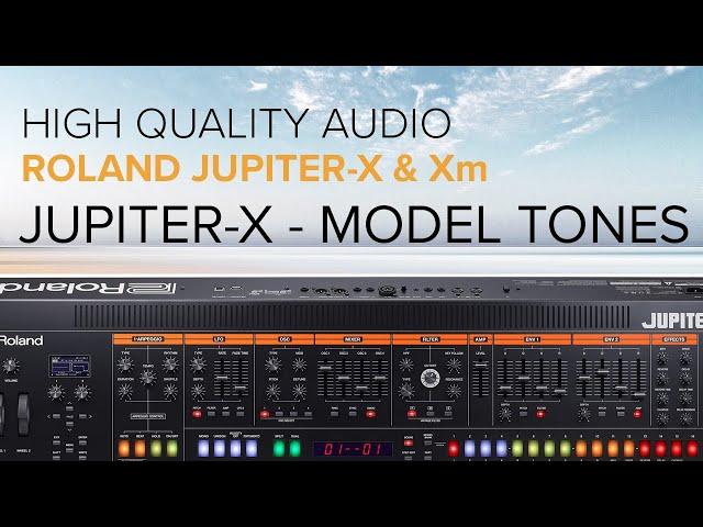 Roland's new Jupiter-X sound engine - all the new patches *no talking*