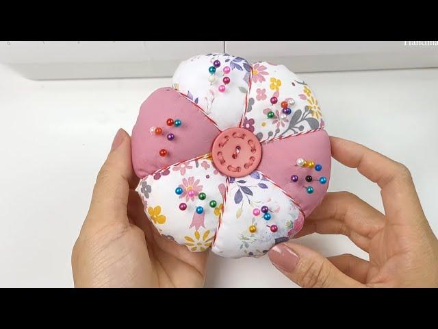 Make Pin Cushion from Fabric Scraps | Sewing Tips and Tricks #65