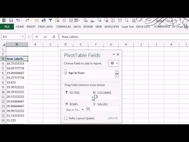 CFO Learning Pro - Excel Edition Issue 72 "Group Employees by Age Bands"