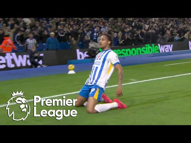 Joao Pedro ties it for Brighton v. Manchester City | Premier League | NBC Sports