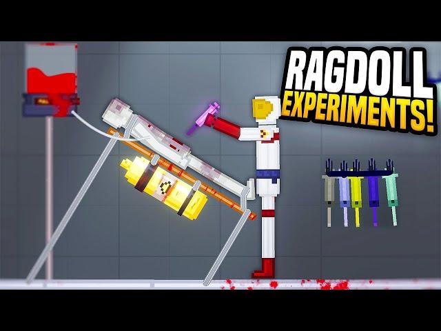 EXPERIMENTING ON RAGDOLLS DIDN'T GO AS PLANNED - People Playground Gameplay