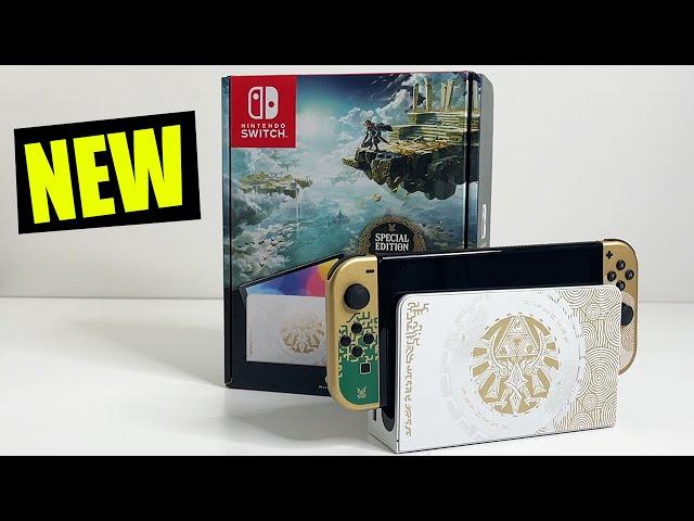 Zelda TOTK Special Edition Nintendo Switch OLED Console | Unboxing & Review