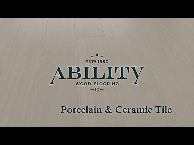 Porcelain & Ceramic Tile Flooring