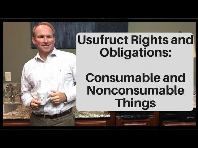 Wife Inherits Usufruct. What are Usufructuary Rights? Obligations To Naked Owners?