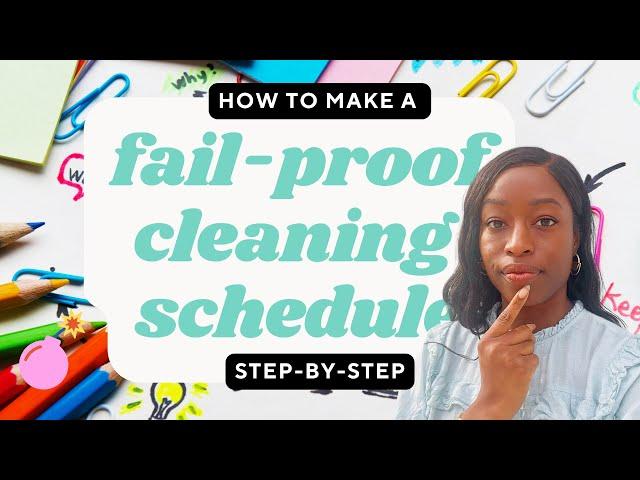 How to create a FAIL PROOF weekly cleaning schedule for working moms | 5-Steps | Victoria Alexander