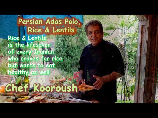 Adas Polo I Persian Rice and Lentils I Chicken Stew I Chef Kooroush I How to I Recipe