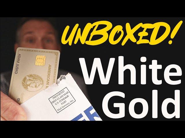 UNBOXED: White Gold American Express Card  (Plus, An Update on That Amex White Gold Bonus) 