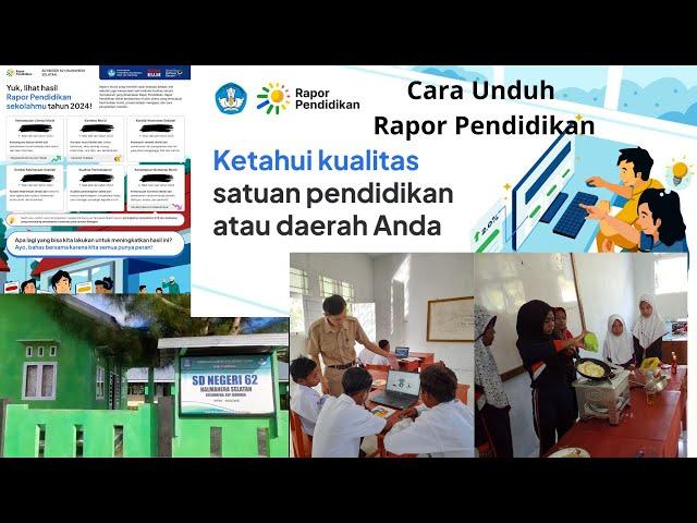 Cara unduh / download rapor pendidikan