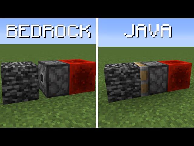 Java vs Bedrock