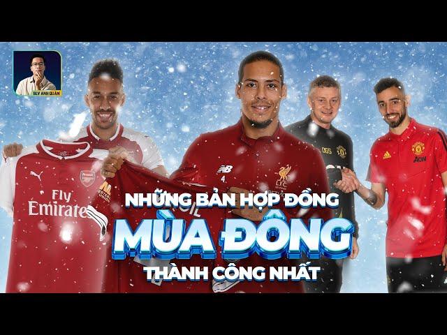 NHỮNG BẢN HỢP ĐỒNG THÀNH CÔNG TẠI KỲ CHUYỂN NHƯỢNG MÙA ĐÔNG | Van Dijk, Bruno, Aubameyang,...